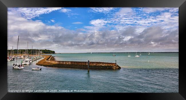 Yarmouth Harbour Framed Print by Wight Landscapes