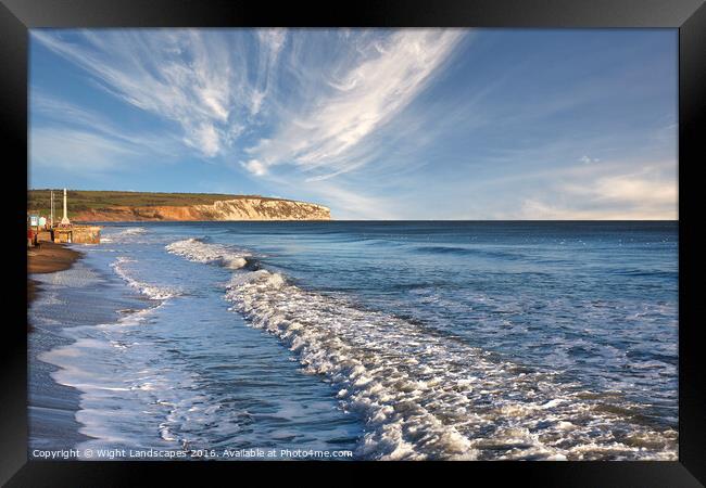 Sandown Isle Of Wight Framed Print by Wight Landscapes