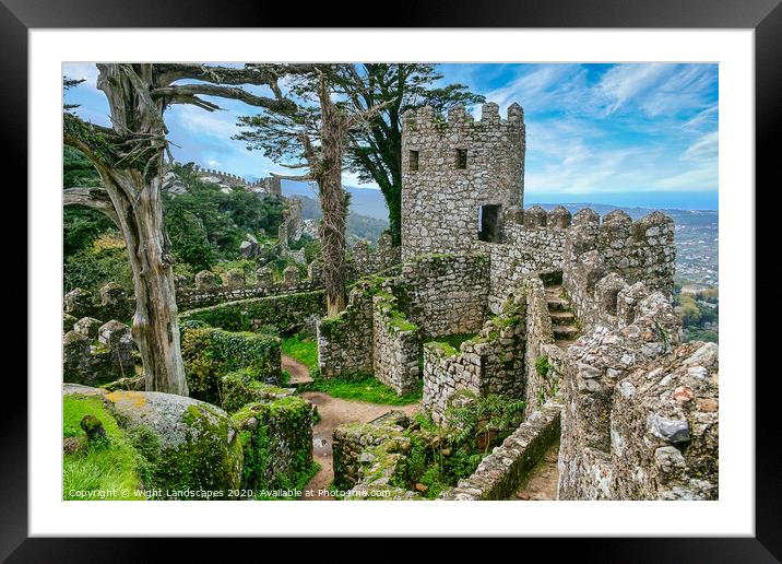 Castelo dos Mouros Framed Mounted Print by Wight Landscapes