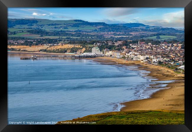 Sandown Isle Of Wight Framed Print by Wight Landscapes