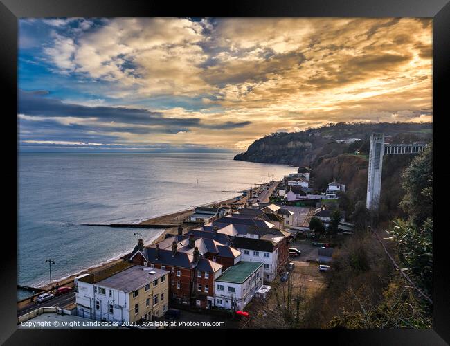Shanklin Isle Of Wight Framed Print by Wight Landscapes