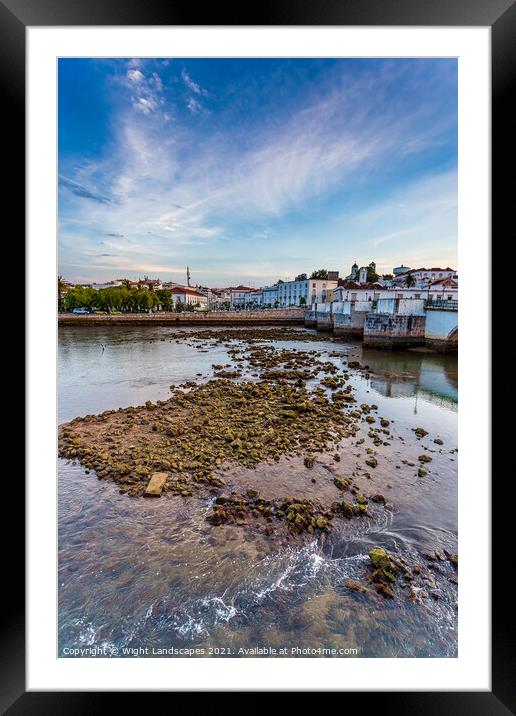 The Rio Galao Tavira Portugal Framed Mounted Print by Wight Landscapes