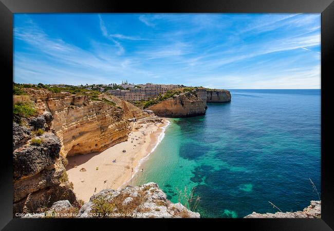 Praia do Vale de Centeanes Framed Print by Wight Landscapes