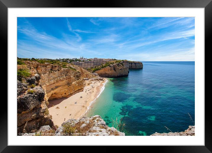 Praia do Vale de Centeanes Framed Mounted Print by Wight Landscapes