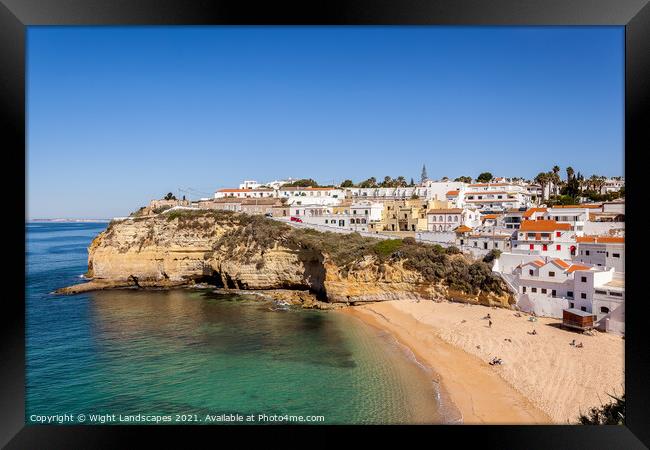 Carvoeiro Algarve Portugal Framed Print by Wight Landscapes