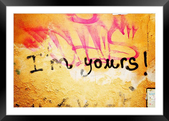 Im Yours! Framed Mounted Print by Michael Marker
