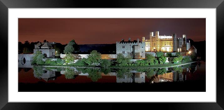 Leeds Castle Framed Mounted Print by jim wardle-young