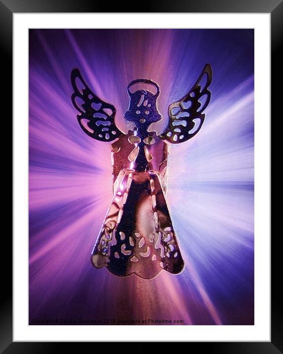 Angel Framed Mounted Print by Sandra Buchanan