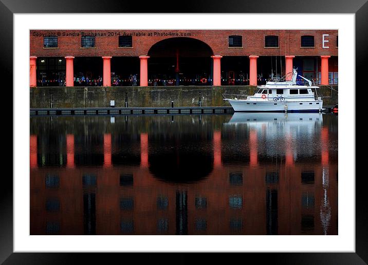 Albert Dock Liverpol Framed Mounted Print by Sandra Buchanan