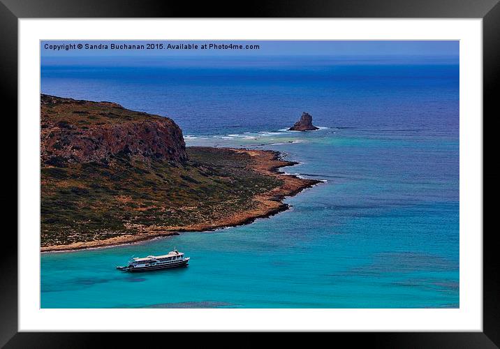  The Beautiful Island of Crete  Framed Mounted Print by Sandra Buchanan