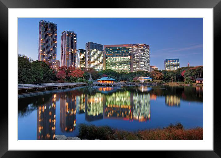  Edge of Tokyo Framed Mounted Print by Duane Walker