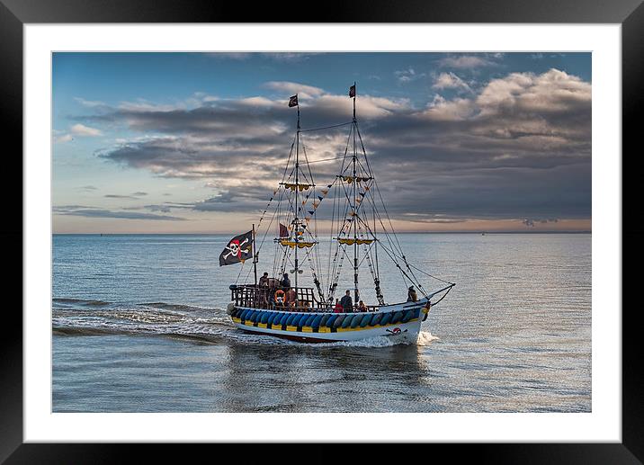 Pirates Ahoy! Framed Mounted Print by David Hollingworth
