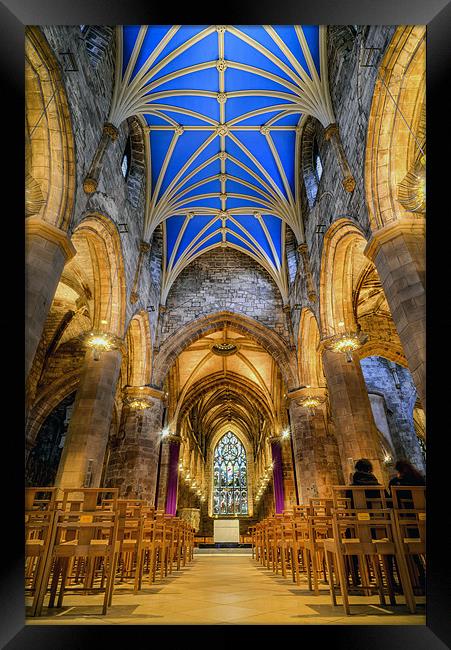 St Giles cathedral Framed Print by Don Alexander Lumsden