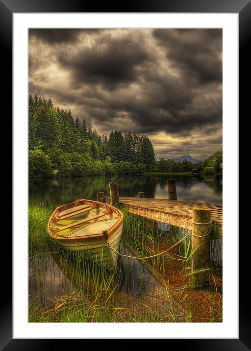 Loch Ard Framed Mounted Print by Don Alexander Lumsden