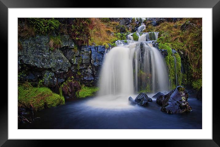 Campsie Fairy Falls Framed Mounted Print by Don Alexander Lumsden