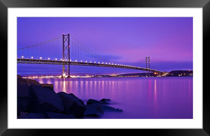 Forth Road bridge Framed Mounted Print by Don Alexander Lumsden