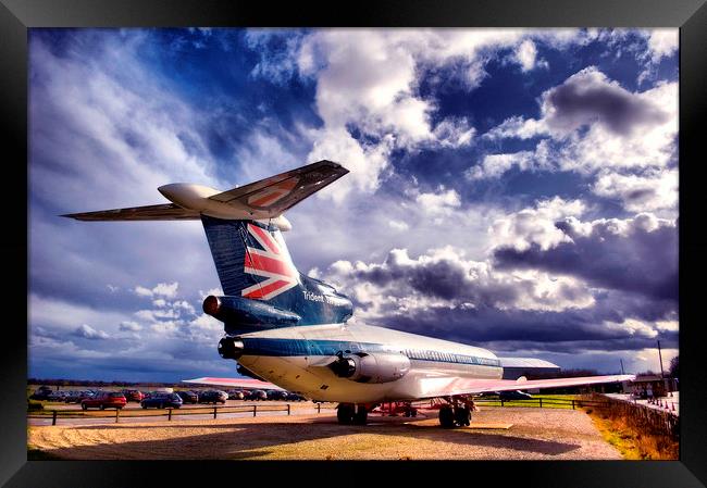  Trident Jet Framed Print by Nick Benke