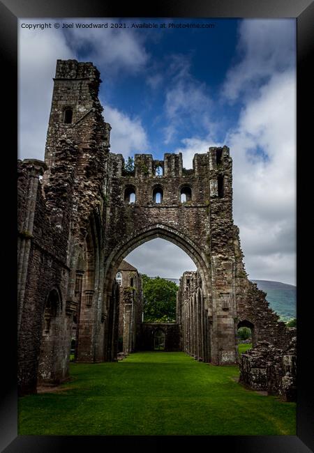 Llanthony Abbey Framed Print by Joel Woodward