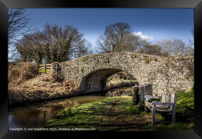 Bridge Over Brecon & Monmouthshire Canal Framed Print by Joel Woodward