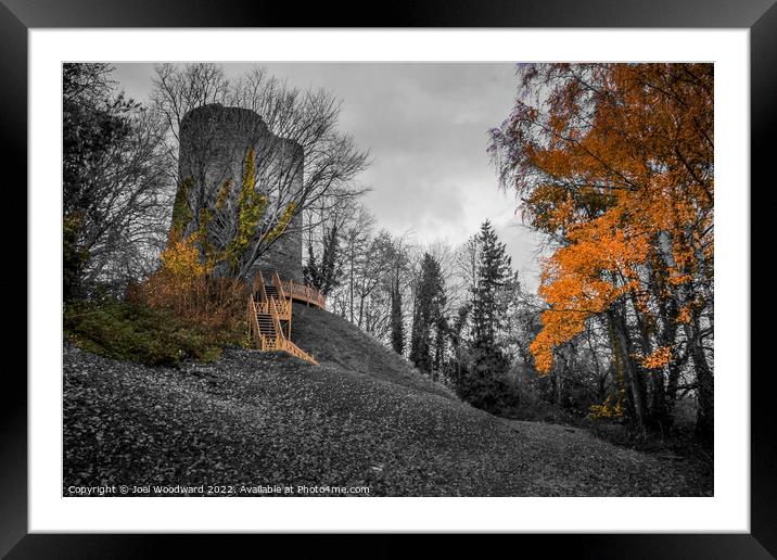 Bronllys Castle  Framed Mounted Print by Joel Woodward