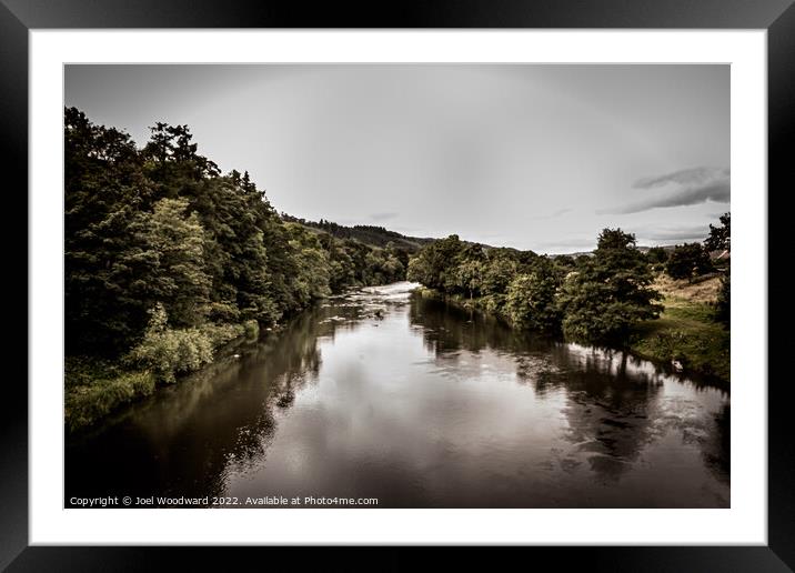 The River Wye Framed Mounted Print by Joel Woodward