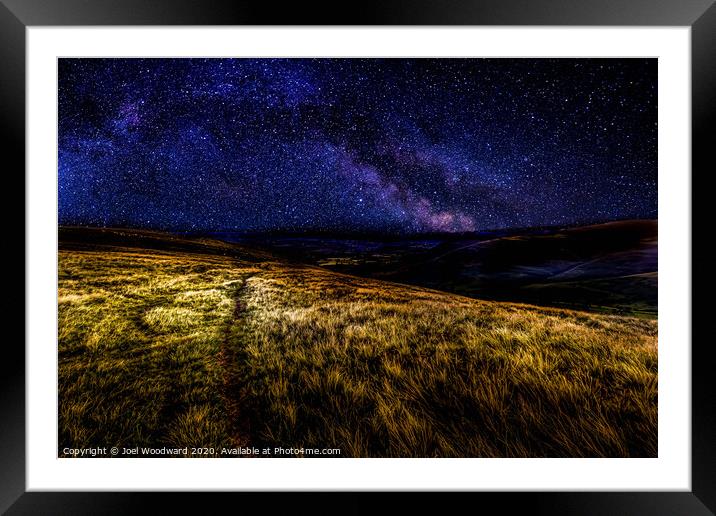 Milky Way Brecon Beacons Framed Mounted Print by Joel Woodward