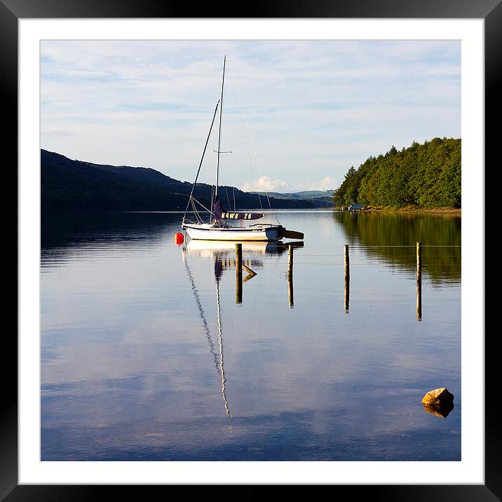  Early Morning on Coniston Water Framed Mounted Print by robin oakley