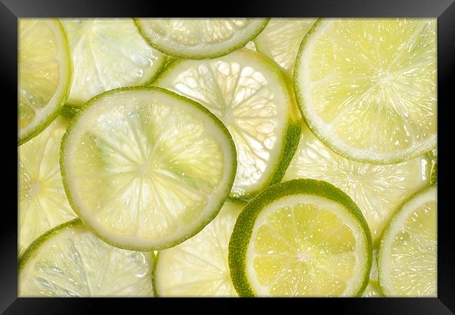 Limes Framed Print by Nigel Gooding