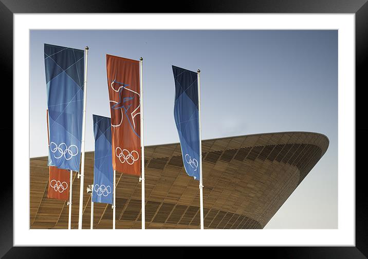 Velodrome 2012 Framed Mounted Print by Nigel Gooding