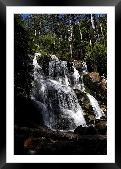 Toorongo Falls Framed Mounted Print by Graham Palmer