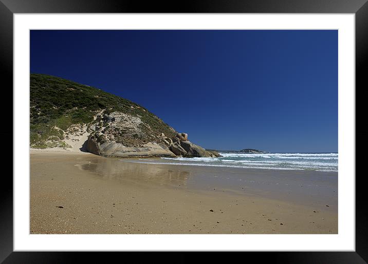 Tongue Point Framed Mounted Print by Graham Palmer