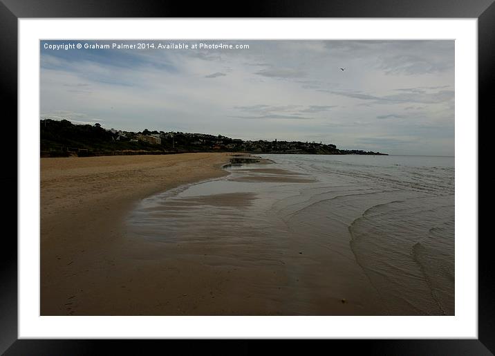 Low Tide Framed Mounted Print by Graham Palmer