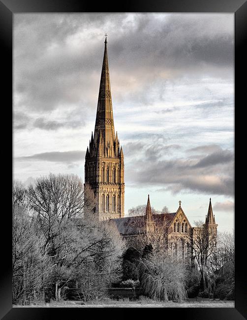 Salisbury Cathedral Framed Print by