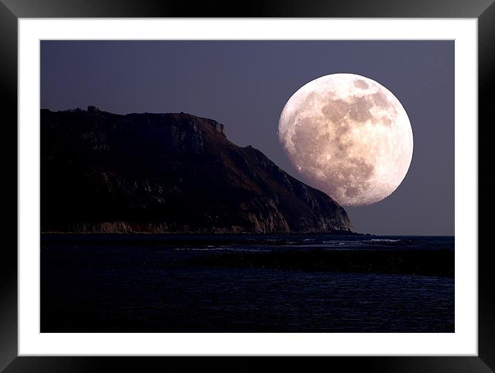 Moonlighting Framed Mounted Print by