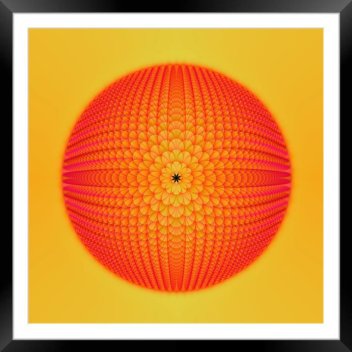 Citrus Sphere Framed Mounted Print by Colin Forrest