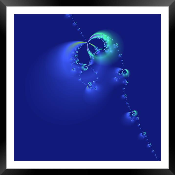 floating in blue Framed Mounted Print by Colin Forrest