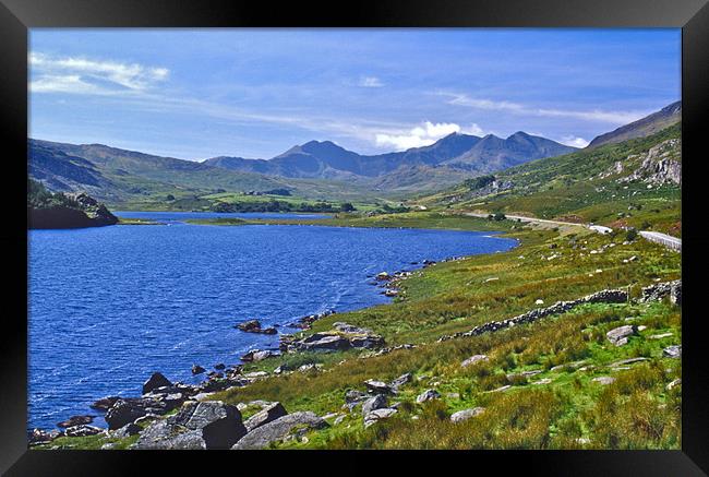 Llynnau Mymbyr Framed Print by David Davies