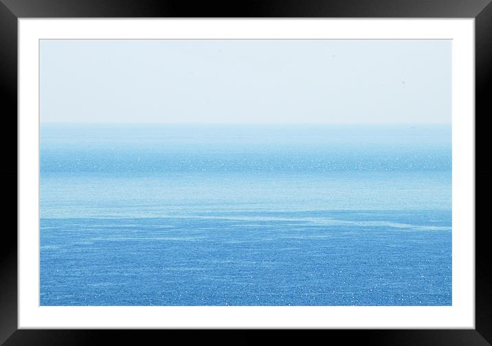 Seascape, Lizard Point Framed Mounted Print by Michelle O'Shea