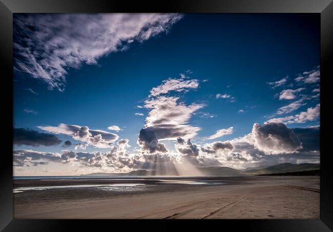 Inch Beach, Ireland Framed Print by Dave Hudspeth Landscape Photography