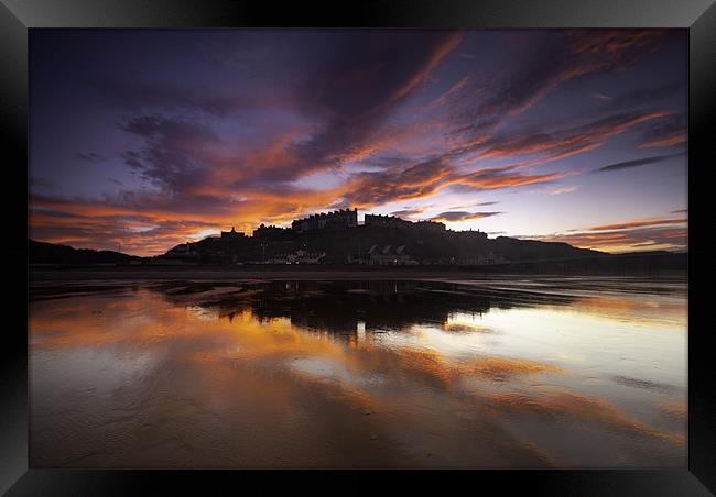 Saltburn Sunset Framed Print by Dave Hudspeth Landscape Photography