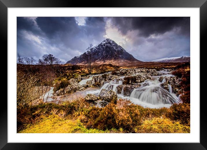 Glen Coe, Scotland Framed Mounted Print by Dave Hudspeth Landscape Photography
