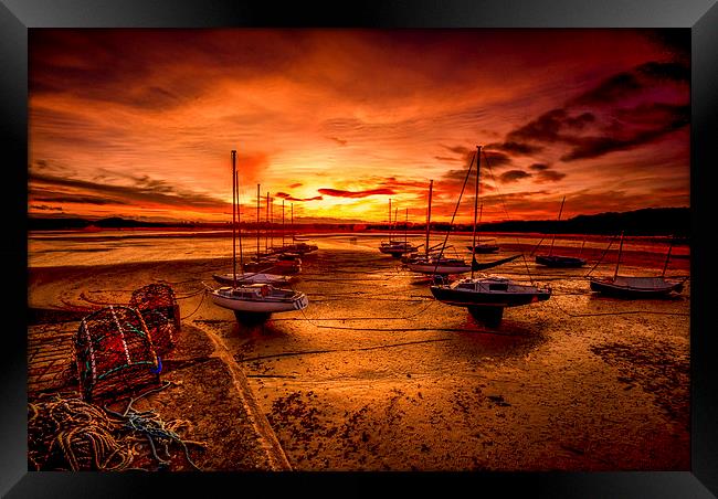 Beadnal Harbour, Northumberland Framed Print by Dave Hudspeth Landscape Photography