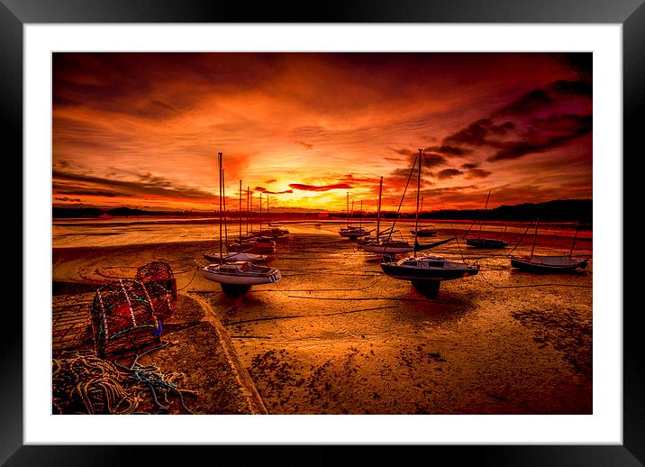 Beadnal Harbour, Northumberland Framed Mounted Print by Dave Hudspeth Landscape Photography