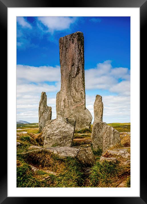 The Standing Stones of Callanish Framed Mounted Print by Dave Hudspeth Landscape Photography
