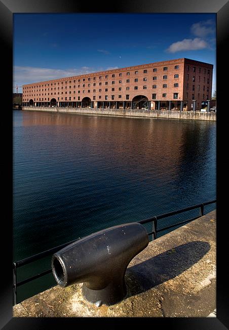  Albert Dock, Liverpool Framed Print by Dave Hudspeth Landscape Photography