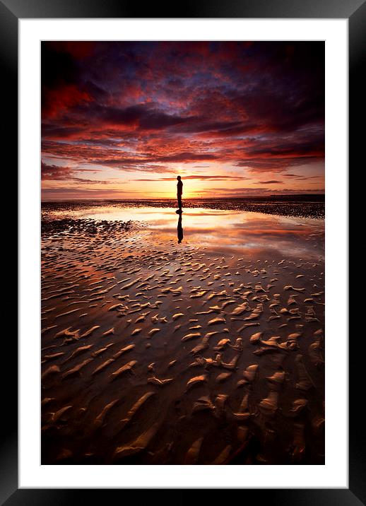  Another Place, Liverpool Framed Mounted Print by Dave Hudspeth Landscape Photography