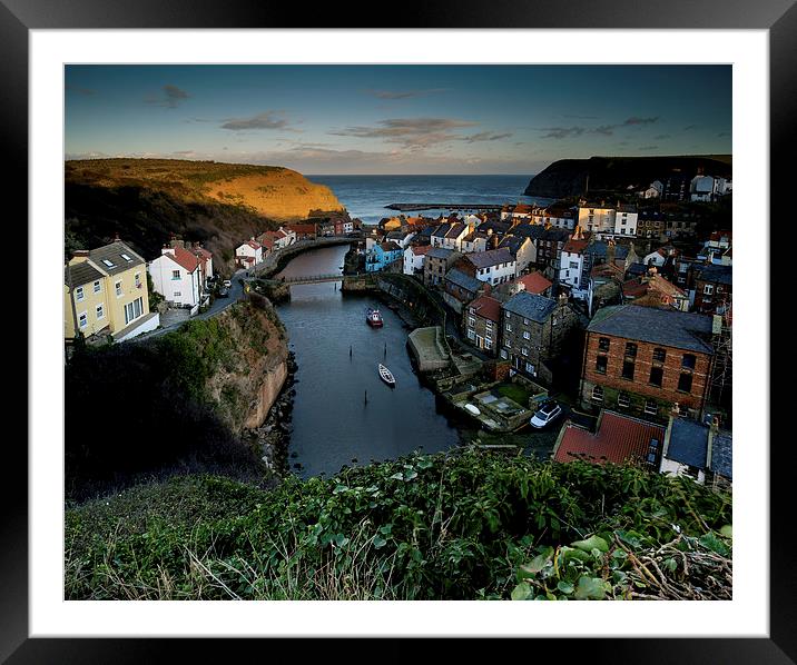 Staithes, North Yorkshire  Framed Mounted Print by Dave Hudspeth Landscape Photography