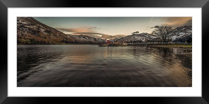  Ullswater Cumbria Framed Mounted Print by Dave Hudspeth Landscape Photography