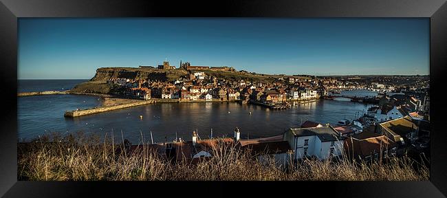 Dracula's View, Whitby Framed Print by Dave Hudspeth Landscape Photography