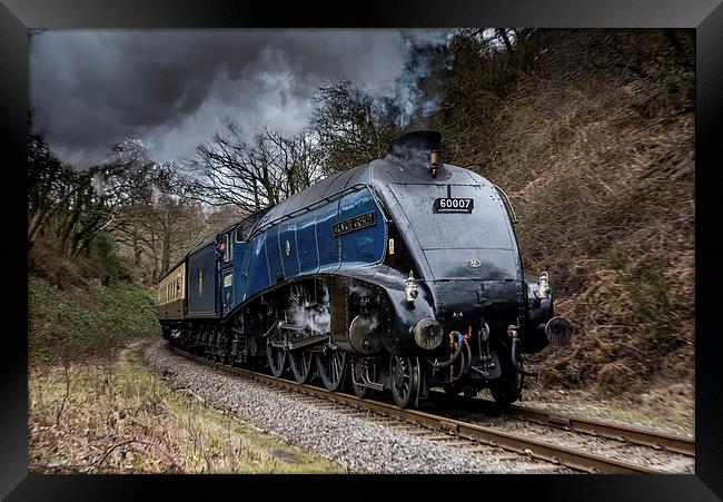 60007 Sir Nigel Gresley Framed Print by Dave Hudspeth Landscape Photography